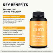 Aura Astaxanthin 12mg Softgels